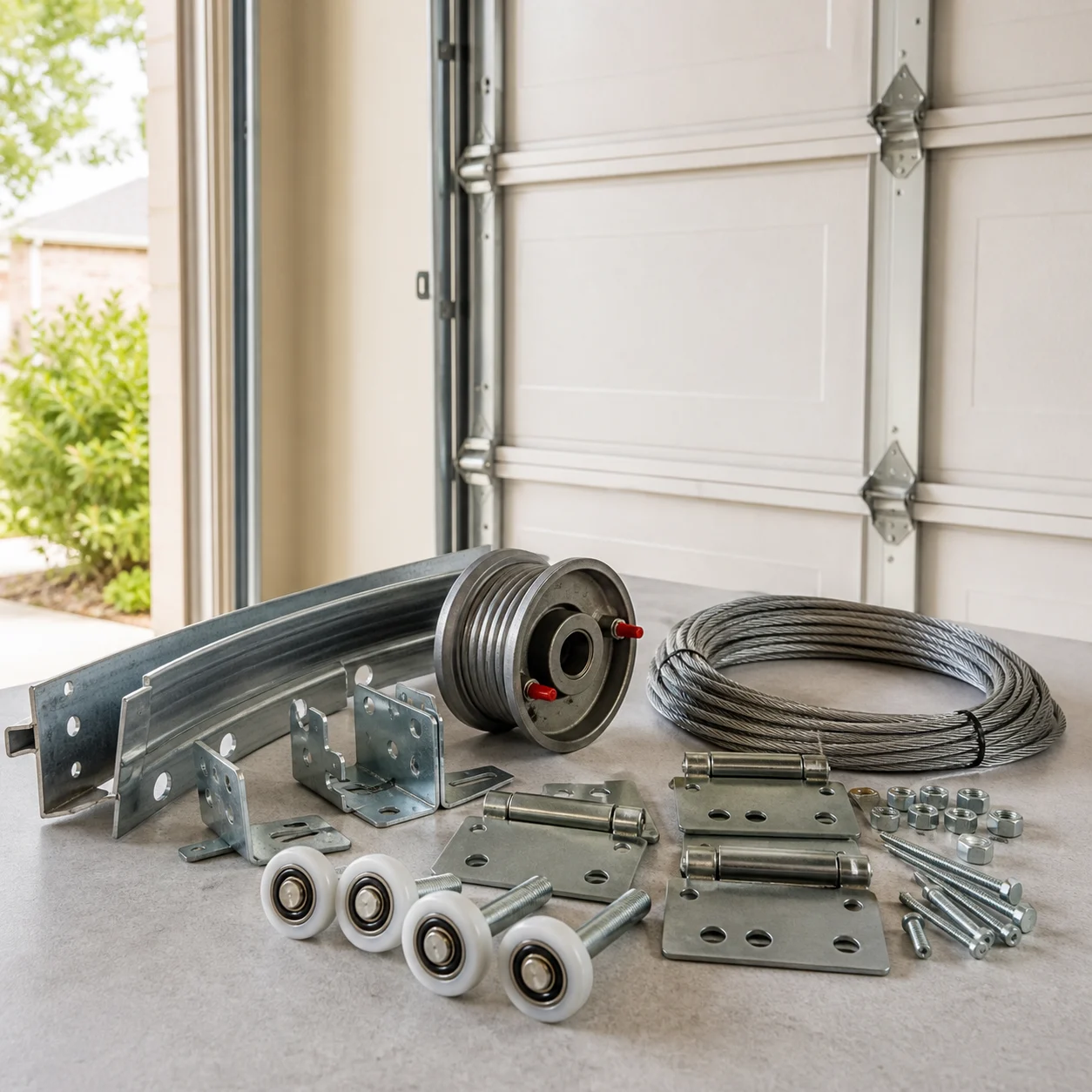 Hardware replacement photo Garage parts service