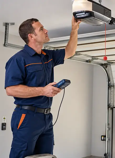 Garage Door Repair Conroe TX opener calibration and diagnostics